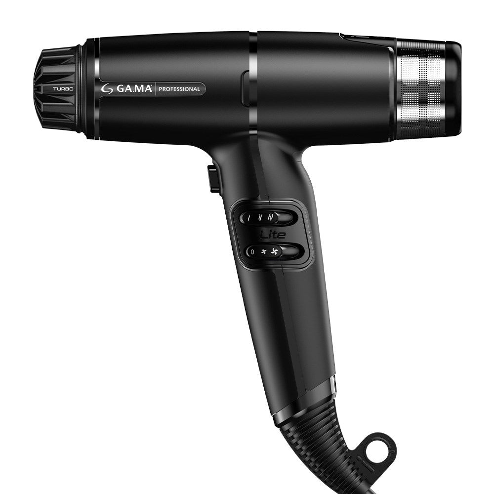 Gama Professional iQ Perfetto LiteMAX Hair Dryer - Black