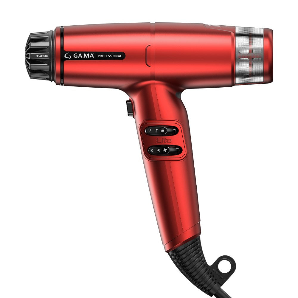 Gama Professional iQ Perfetto LiteMAX Hair Dryer - Red