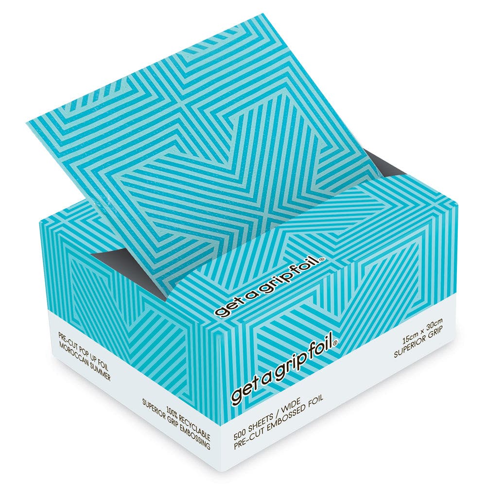 Get a Grip Foil - Pre-Cut Pop Up Foil 15x30cm 500 Embossed Sheets - Moroccan Summer GG05