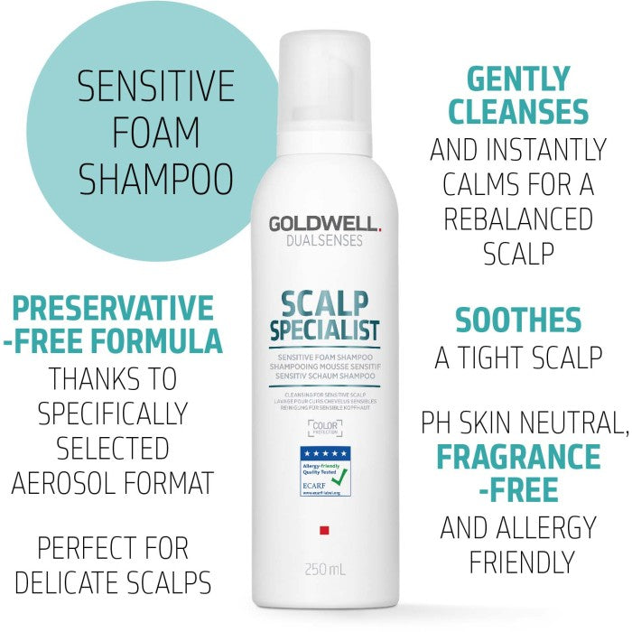 Goldwell Dualsenses Scalp Specialist Sensitive Foam Shampoo 250ml