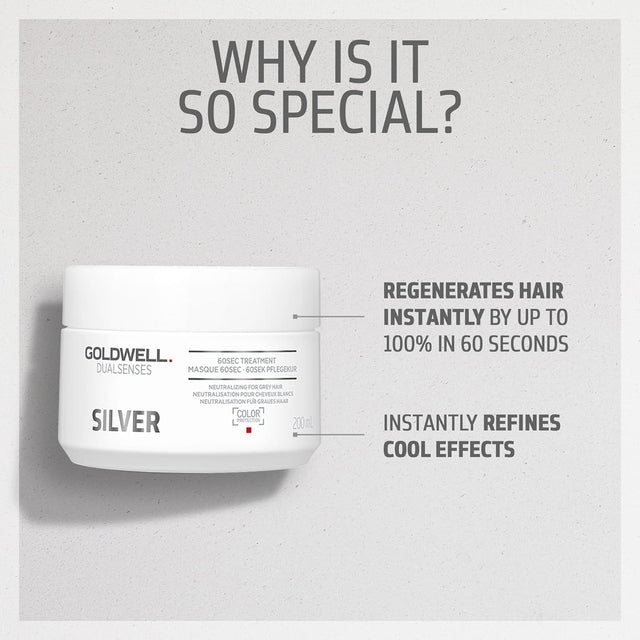 Goldwell Dualsenses Silver 60 Second Treatment 200ml