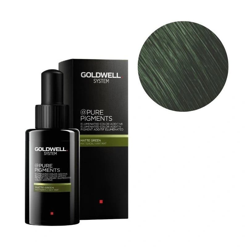 Goldwell System @Pure Pigments Elumenated Color Additive 50ml - Matte Green