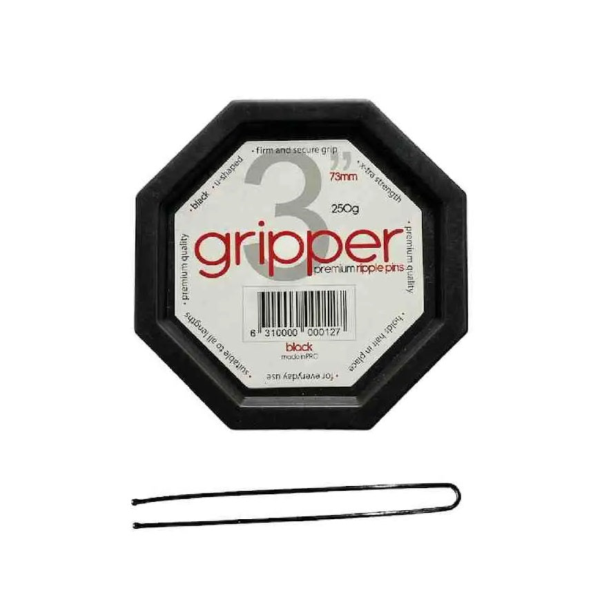 Gripper Premium Ripple Pins 3" 73mm 250g - Black