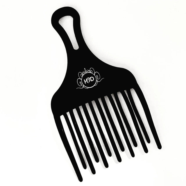 H2D Afro Comb Black