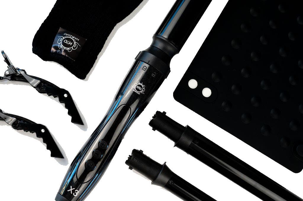 H2D Black X3 Curling Wand Hair Curler