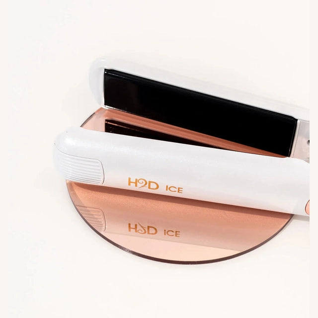 H2D LINEAR II Ice with Rose Gold Trim Hair Straightener