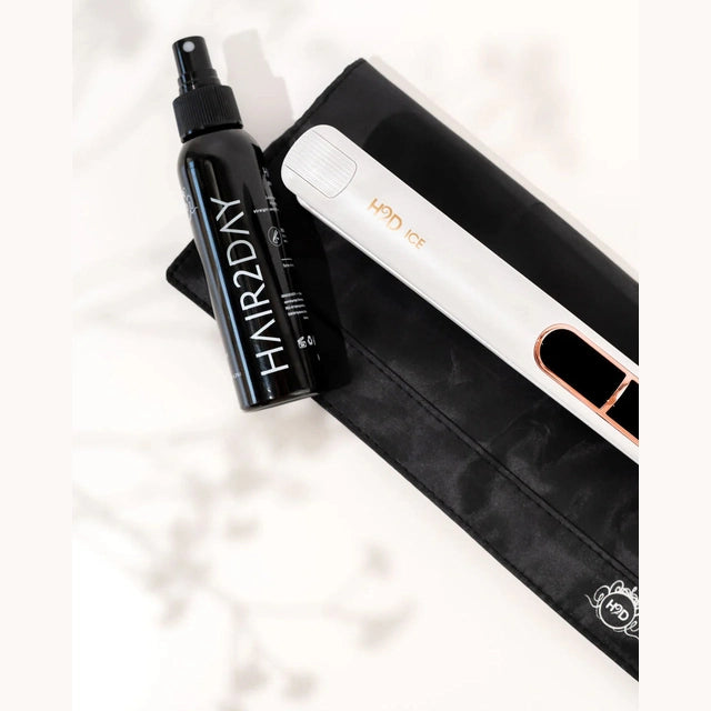H2D LINEAR II Ice with Rose Gold Trim Hair Straightener