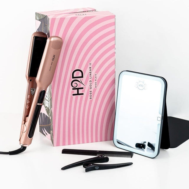 Wide H2D Linear II Limited Edition Rose Gold Hair Styler *NEW EDITION*