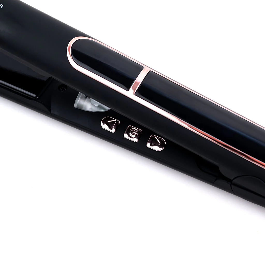 H2D Max Duo Pro Dynamic Matte Black BLACK with Rose Gold - Professional Hair Dryer & Straightener