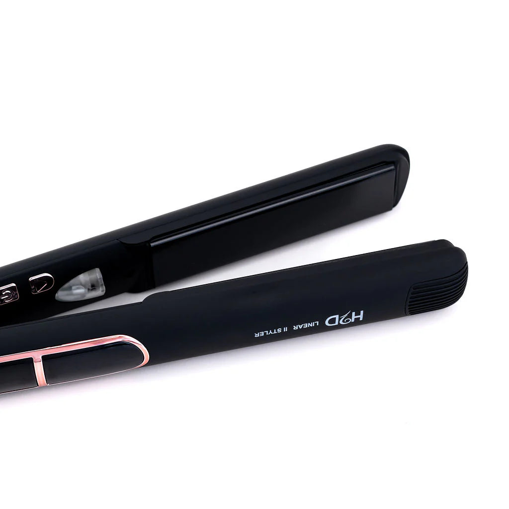 H2D Max Duo Pro Dynamic Matte Black BLACK with Rose Gold - Professional Hair Dryer & Straightener