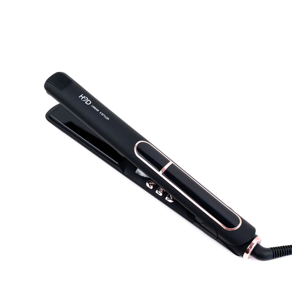 H2D Max Duo Pro Dynamic Matte Black BLACK with Rose Gold - Professional Hair Dryer & Straightener