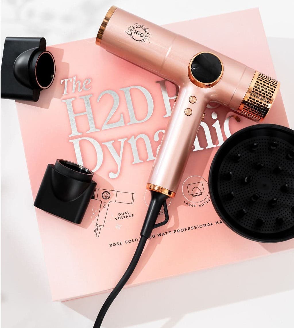 H2D Pro Dynamic Rose Gold 2000W Professional Hair Dryer