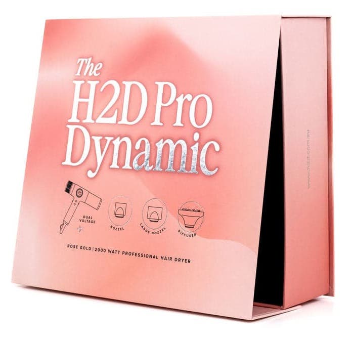 H2D Pro Dynamic Rose Gold 2000W Professional Hair Dryer