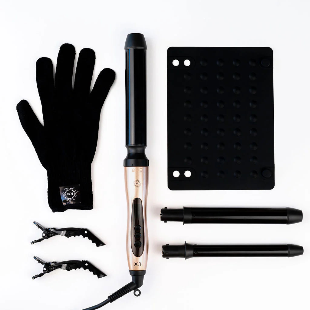 H2D Rose Gold X3 Curling Wand