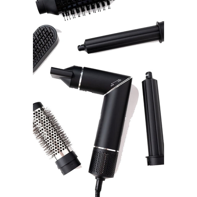 H2D Ultra Styler 6-in-1 Hair Multi-Styler - Black and Silver