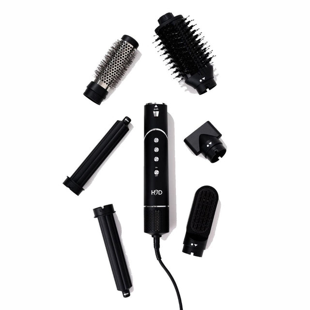 H2D Ultra Styler 6-in-1 Hair Multi-Styler - Black and Silver