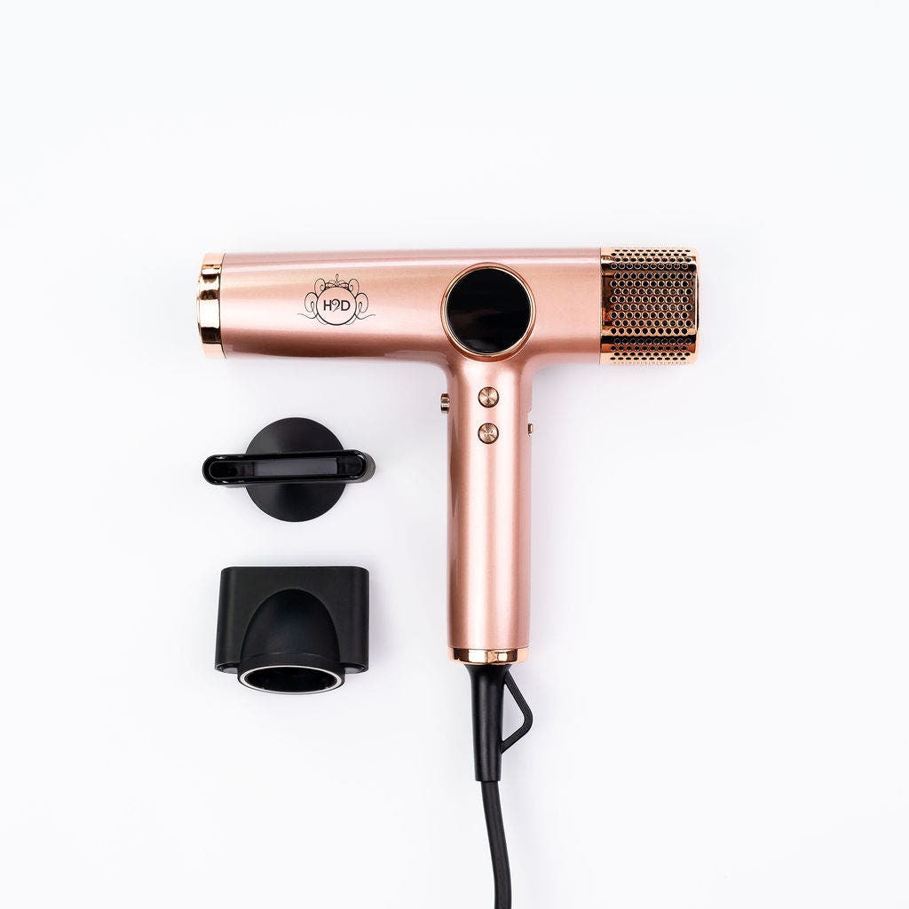 H2D Xtreme Four In One Hair Dryer + Styler - Rose Gold