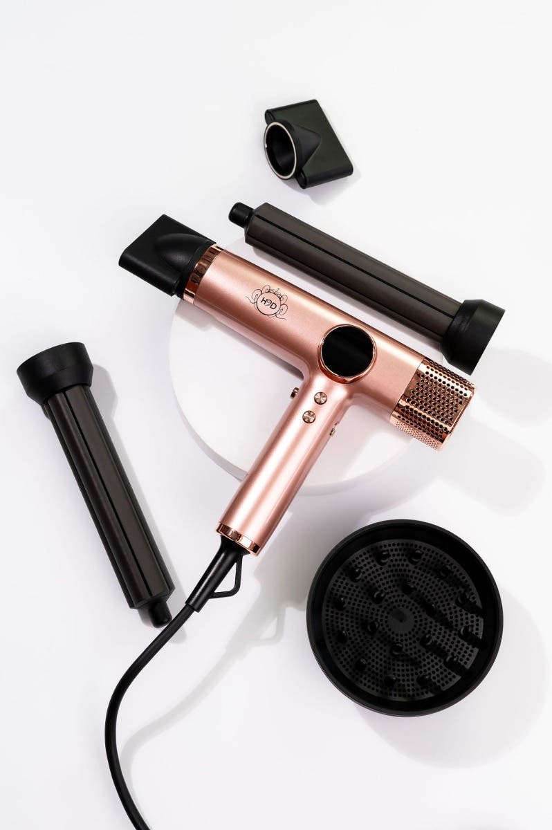 H2D Xtreme Four In One Hair Dryer + Styler - Rose Gold