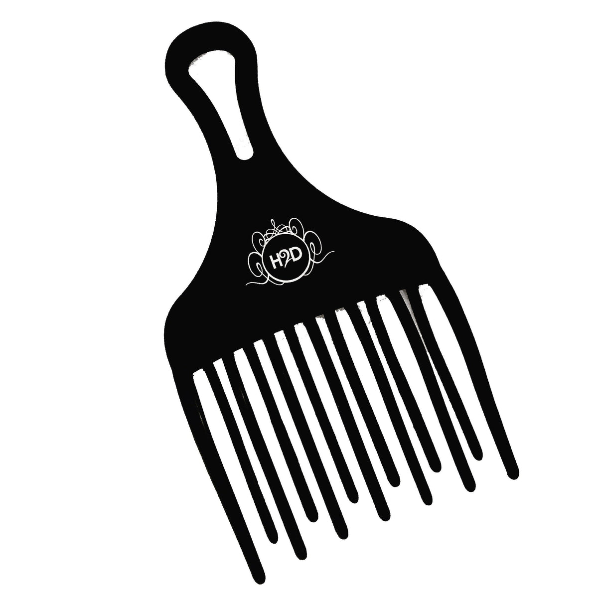 H2D Afro Comb Black