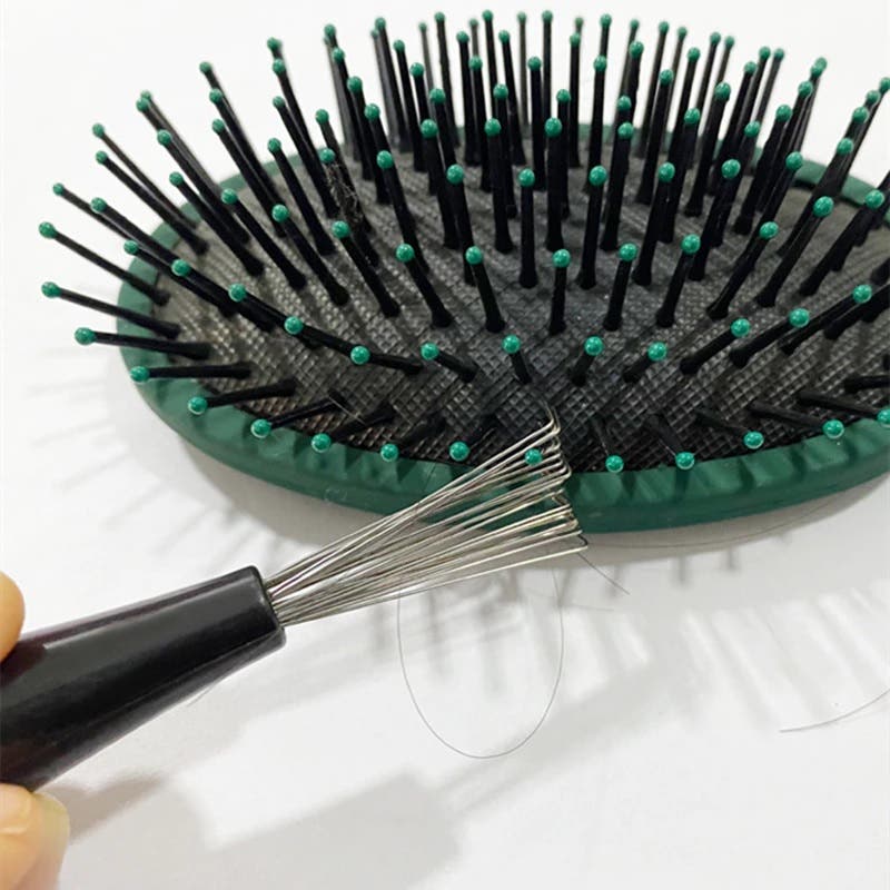 Hair Brush Cleaning Tool Comb Mini Plastic Handle