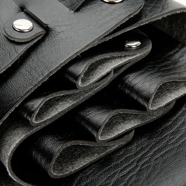 Hairdressing Barber PU Leather Scissor Holster Bag