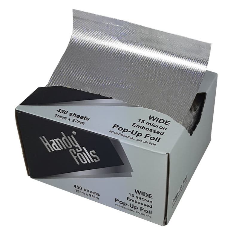 Handy Foils Embossed 15 micron Pop-Up 450 sheets Wide - 15cmx27cm