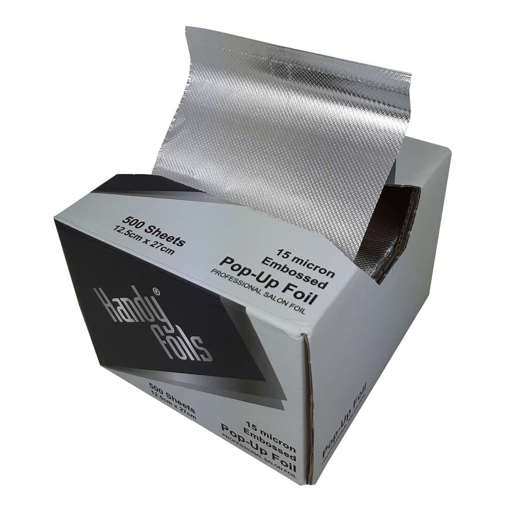 Handy Foils Embossed 15 micron Pop-Up 500 sheets - 12.5cmx27cm