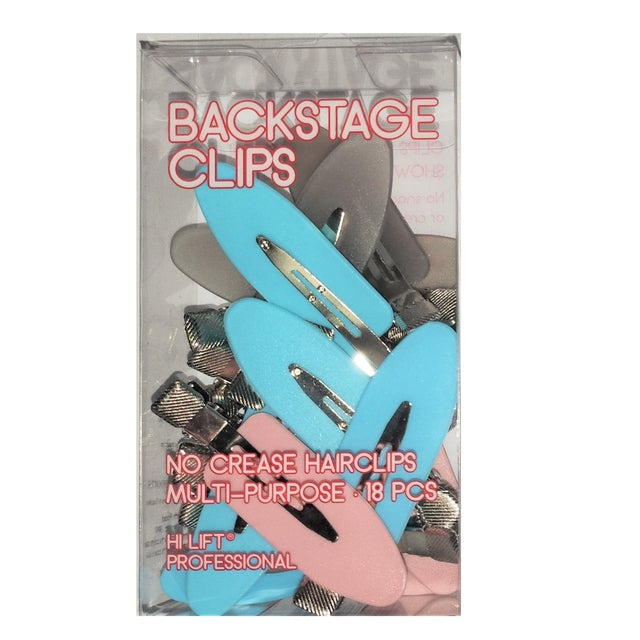 Hi Lift Backstage Clips No Crease Hairclips Multi-purpose 18pcs