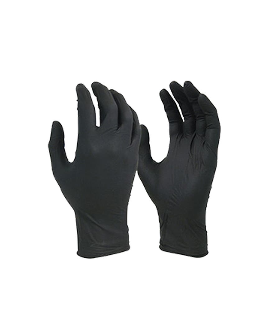 Hi Lift Black Shield Disposable Black Gloves 100 pieces *choose size