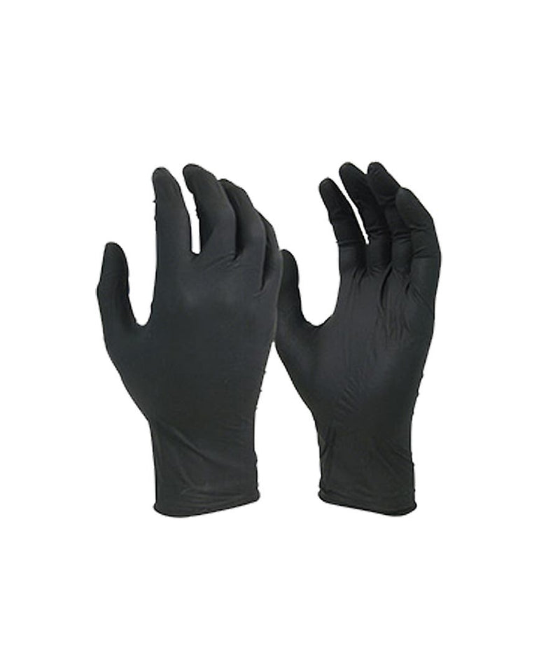 Hi Lift Black Shield Disposable Black Gloves 100 pieces *choose size