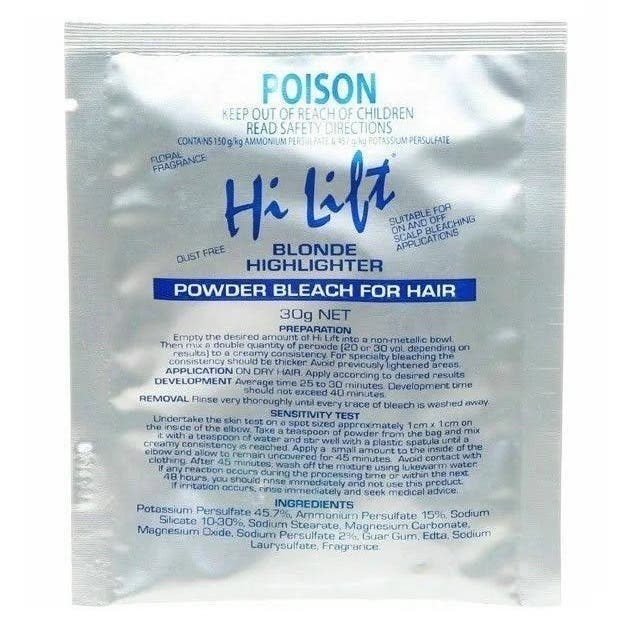 Hi Lift Blonde Highlighter Powder Bleach Sachet 30g