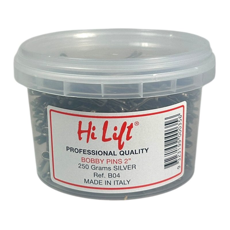 Hi Lift Bobby Pins 2" Silver 250g - B04