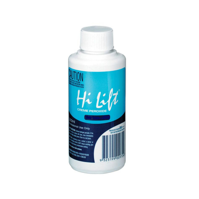 Single Hi Lift Creme Peroxide 200ml bottle shown upright on white background