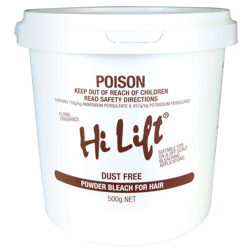 Hi Lift Dust Free Powder Bleach White 500g Tub