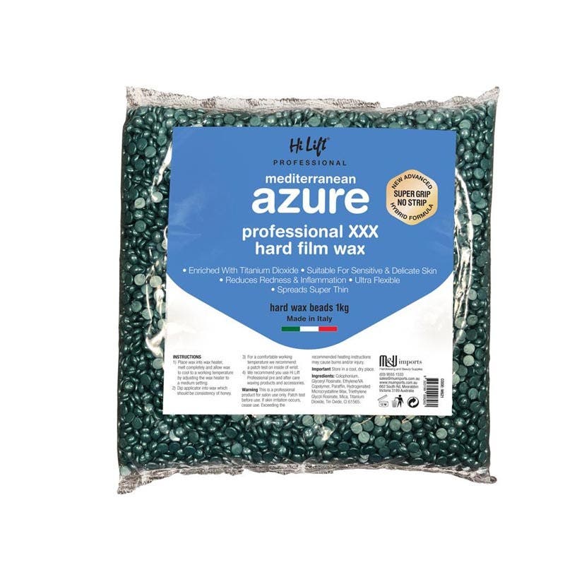 Hi Lift Mediterranean Azure Hot Wax - 1kg Bag