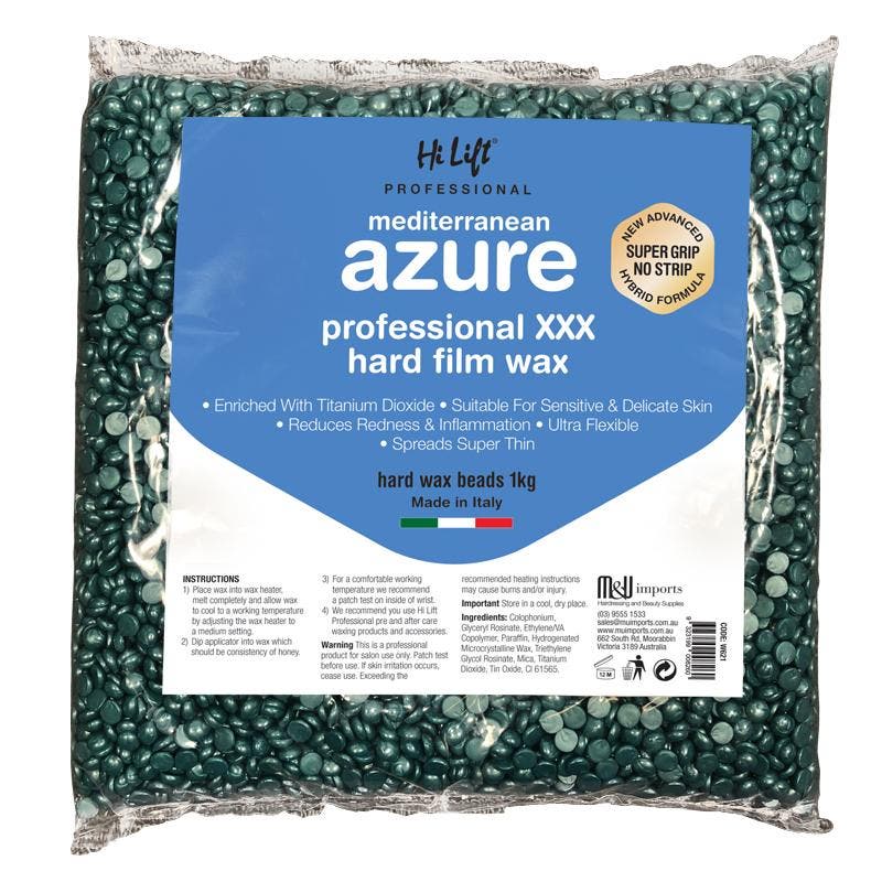 Hi Lift Mediterranean Azure Hot Wax - 1kg Bag