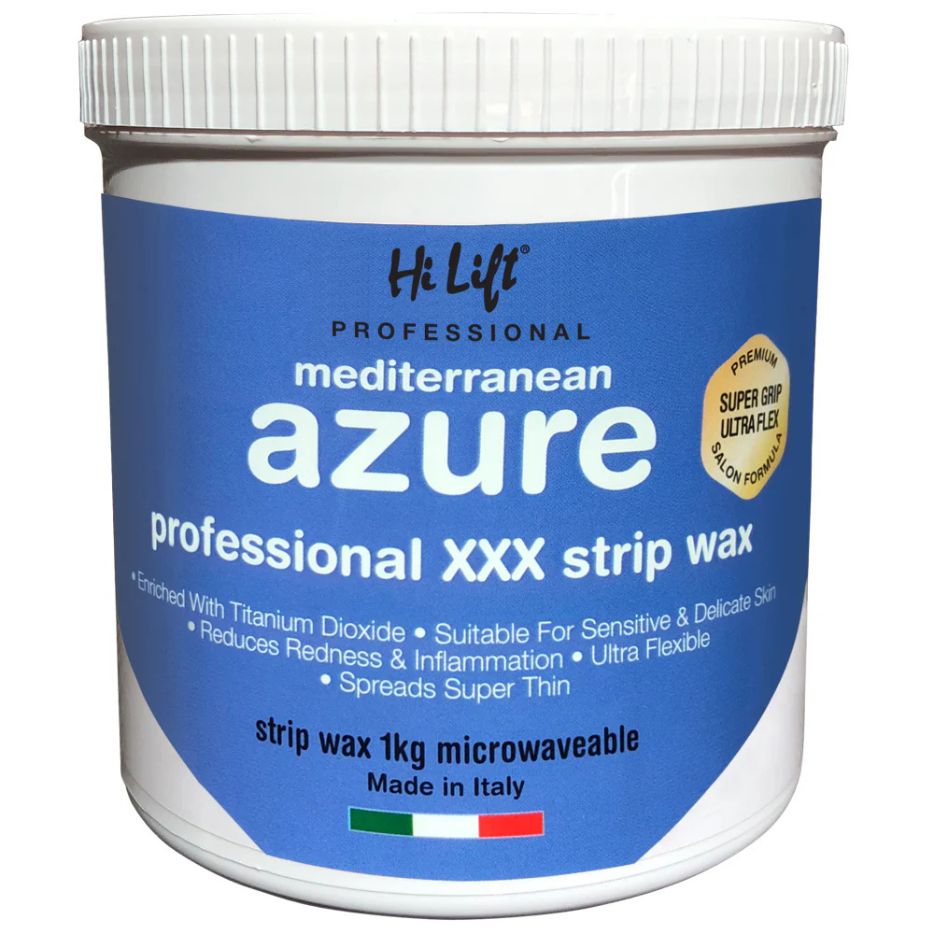 Hi Lift Mediterranean Azure Strip Wax - 1kg Microwaveable