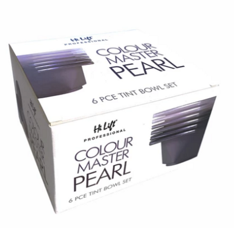 Hi Lift Professional Colour Master Pearl 6 pce Tint Bowl Set