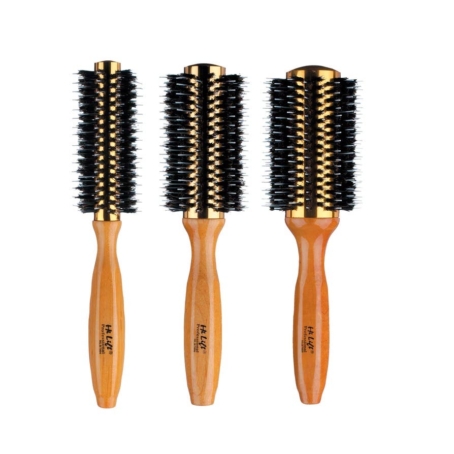 Hi Lift Round Porcupine Ceramic Brush - Boar & Nylon Bristles