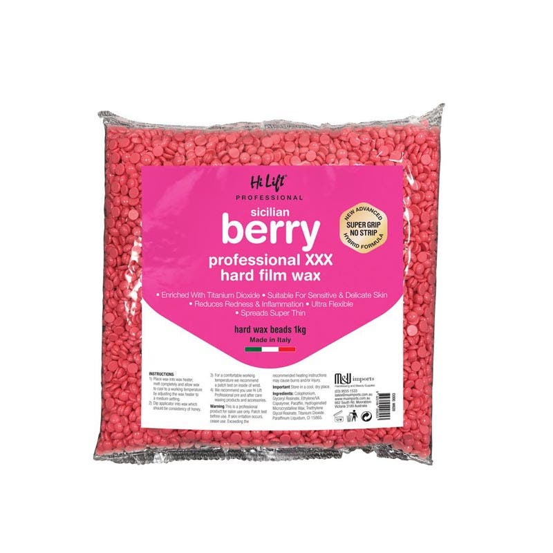 Hi Lift Sicilian Berry Hot Wax - 1kg Bag