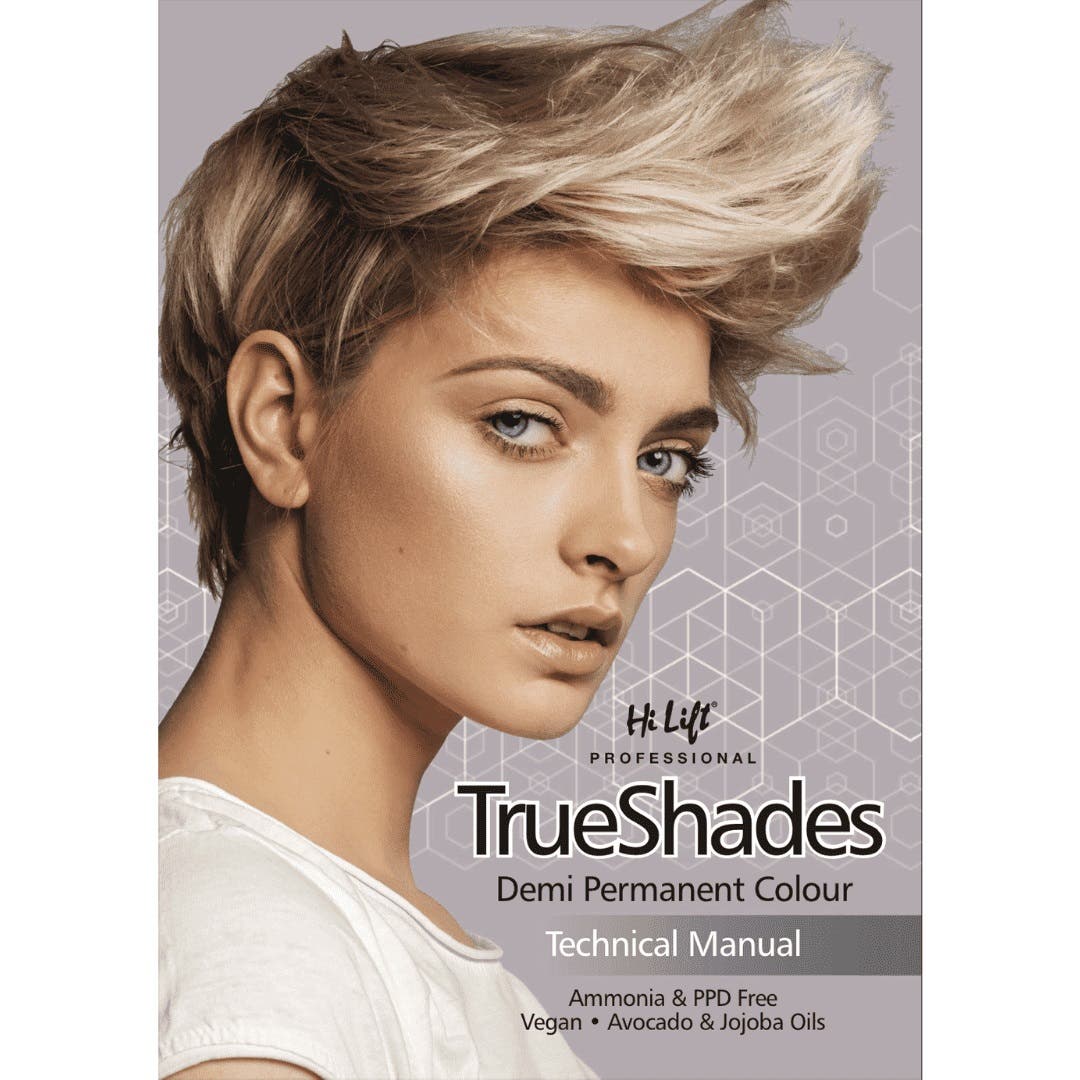 Hi Lift True Shades Demi Permanent Colour - Colour Chart