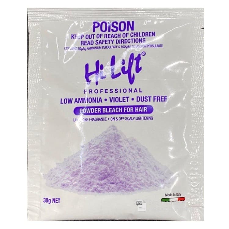 Hi Lift Violet Dust Free Powder Bleach Sachet 30g