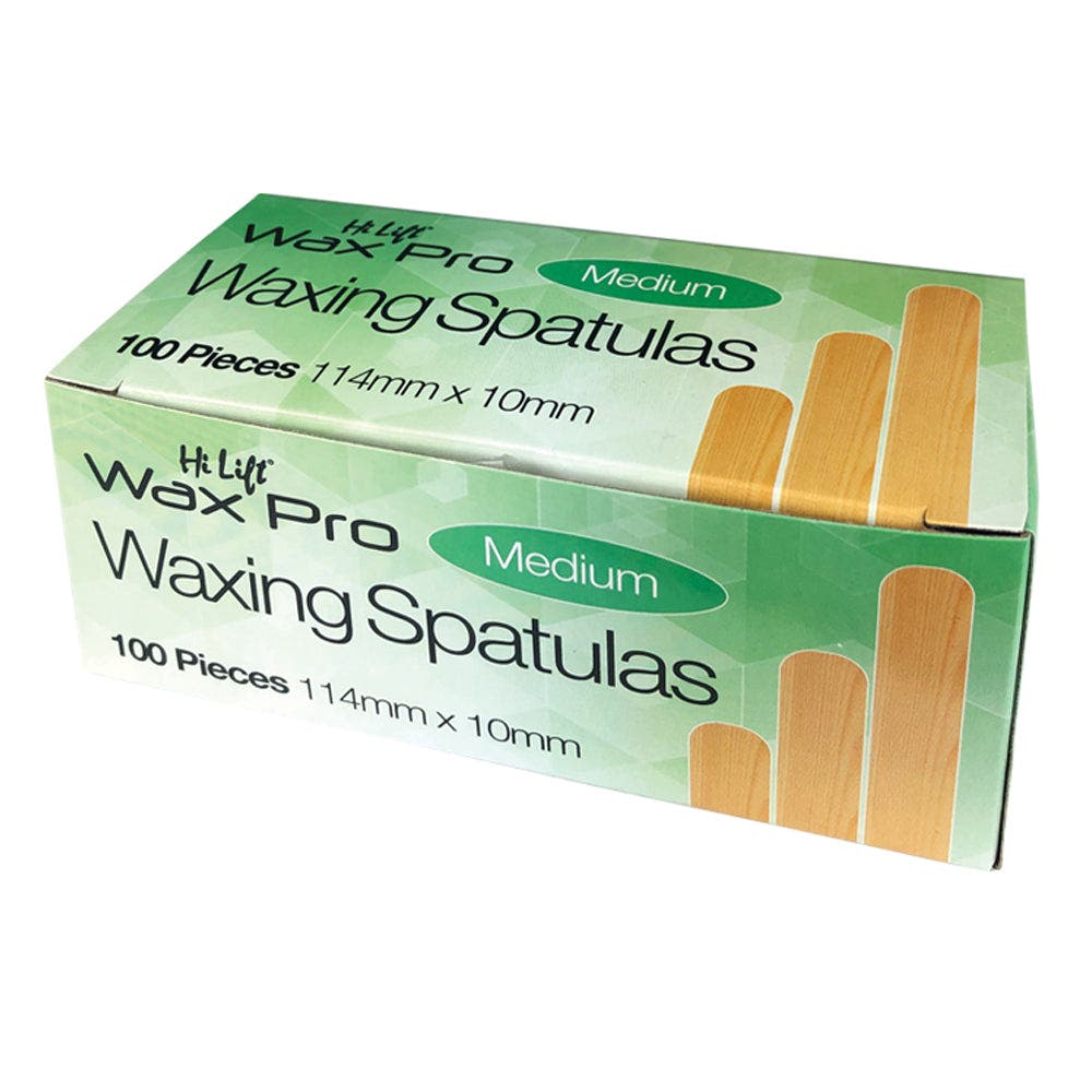 Hi Lift Wood Waxing Spatulas 100pk Medium - 114mm x 10mm