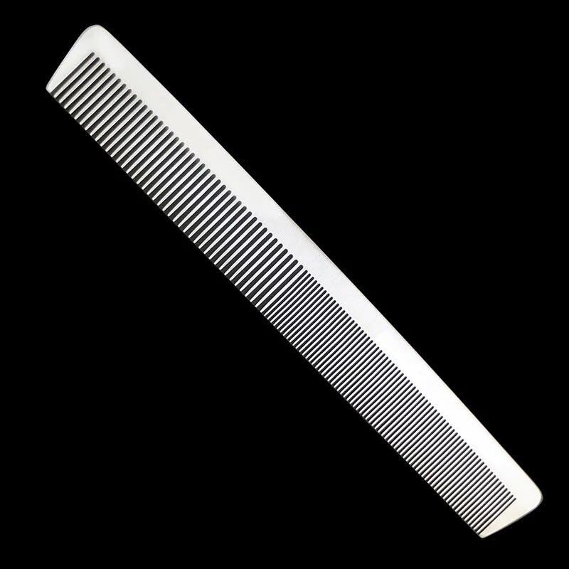 High Quality Stainless Steel Silver Metal Barber Cutting Comb - Extra Long K4