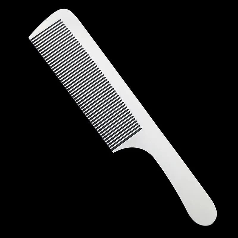 High Quality Stainless Steel Silver Metal Barber Detangling Comb - Large K7
