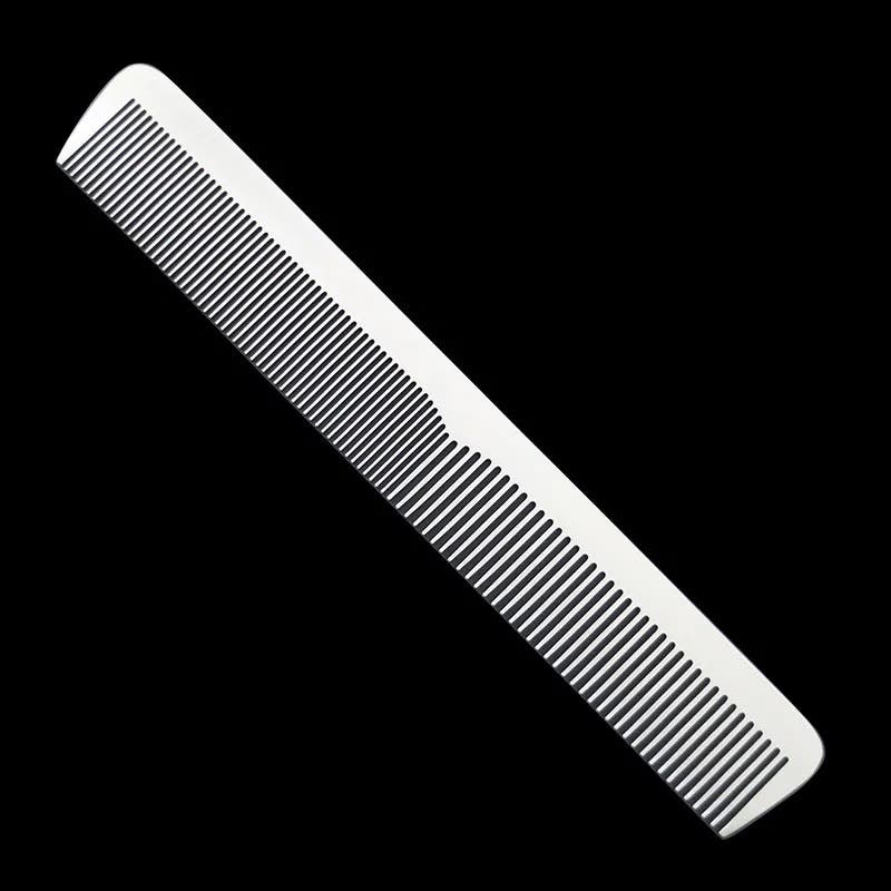 High Quality Stainless Steel Silver Metal Barber Cutting Comb K5