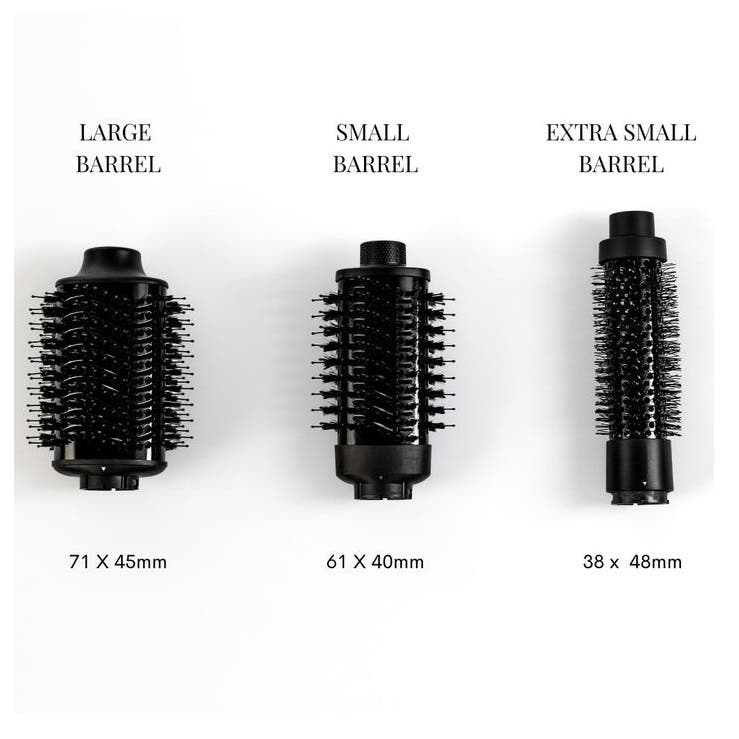 Hot Tools One-Step Volumiser Black Gold Attachment Barrels