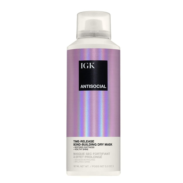 IGK ANTISOCIAL Time-Release Bond-Building Dry Hair Mask 187ml