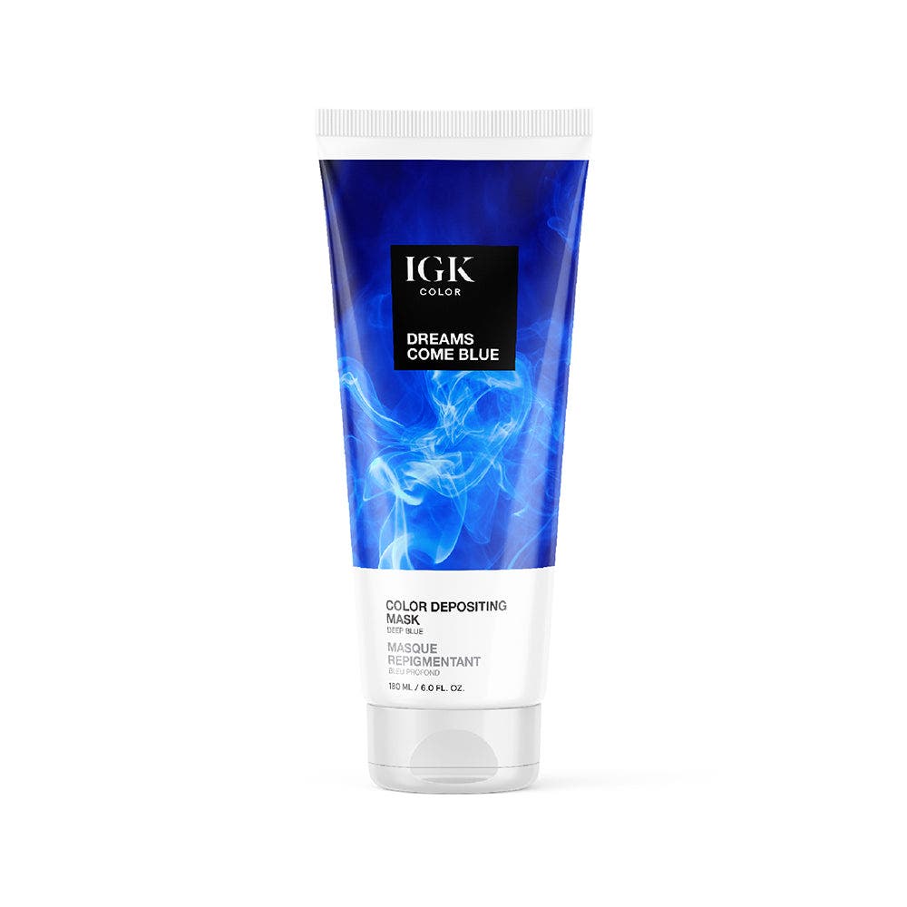 IGK Color Depositing Mask 180ml - Dreams Come Blue Deep Blue
