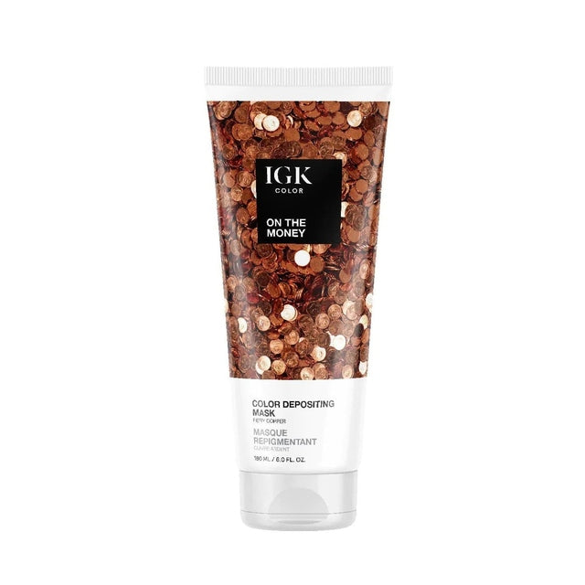 IGK Color Depositing Mask 180ml - On The Money Fiery Copper